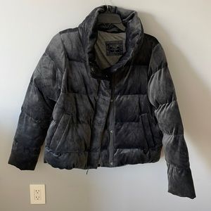 Abercrombie & Fitch Velvet Puffer